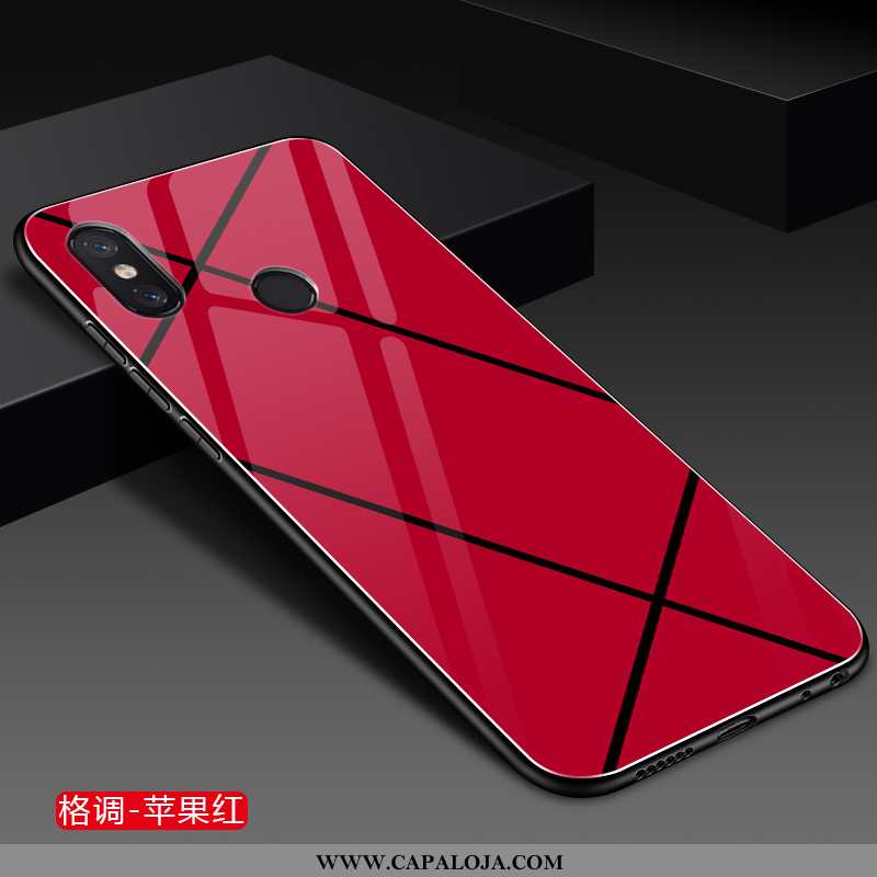 Capa Xiaomi Mi Mix 2s Soft Antiqueda Malha Completa Vermelho, Capas Xiaomi Mi Mix 2s Protetoras Comp