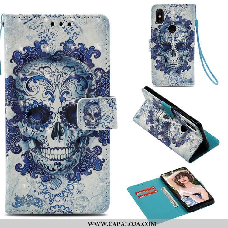 Capa Xiaomi Mi Mix 2s Soft Pequena Cover Couro Branco, Capas Xiaomi Mi Mix 2s Protetoras Baratos