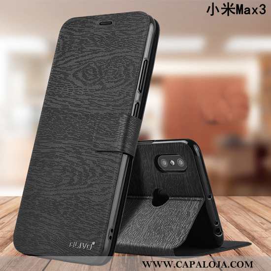 Capa Xiaomi Mi Mix 3 Couro Masculino Silicone Antiqueda Vermelho, Capas Xiaomi Mi Mix 3 Soft Barato