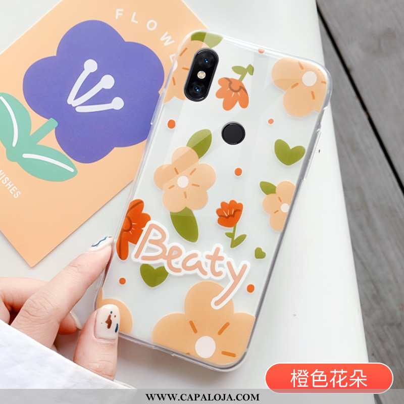 Capa Xiaomi Mi Mix 3 Fofas Cases Simples Antiqueda Branco, Capas Xiaomi Mi Mix 3 Protetoras Baratos