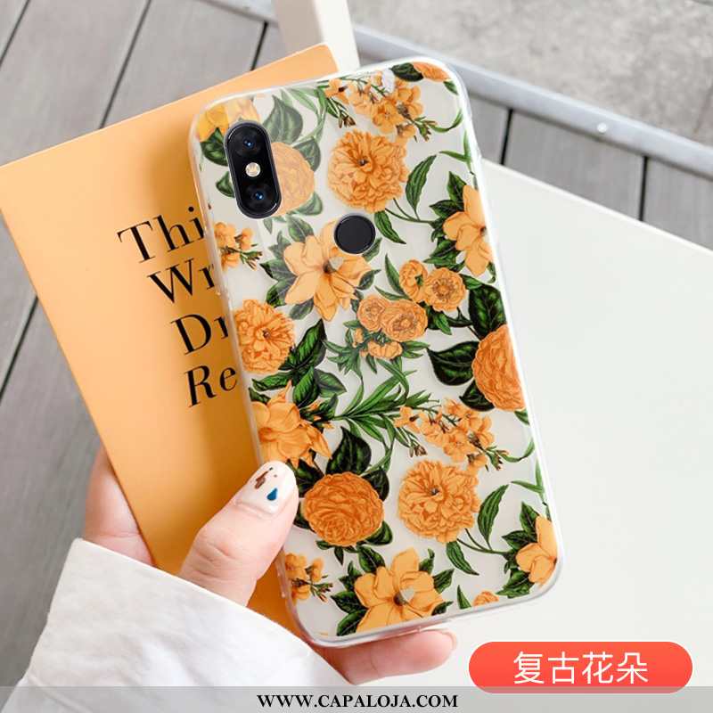 Capa Xiaomi Mi Mix 3 Fofas Cases Simples Antiqueda Branco, Capas Xiaomi Mi Mix 3 Protetoras Baratos