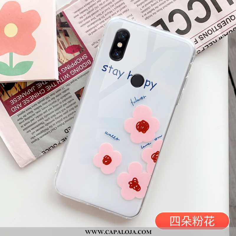 Capa Xiaomi Mi Mix 3 Fofas Cases Simples Antiqueda Branco, Capas Xiaomi Mi Mix 3 Protetoras Baratos