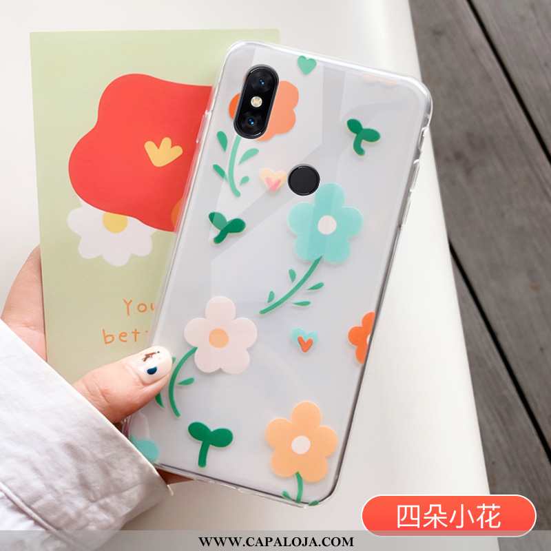 Capa Xiaomi Mi Mix 3 Fofas Cases Simples Antiqueda Branco, Capas Xiaomi Mi Mix 3 Protetoras Baratos