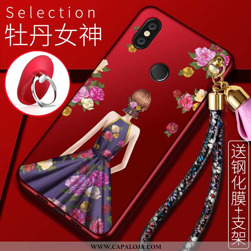 Capa Xiaomi Mi Mix 3 Original Vermelha Soft Personalizado Vermelho, Capas Xiaomi Mi Mix 3 Slim Barat