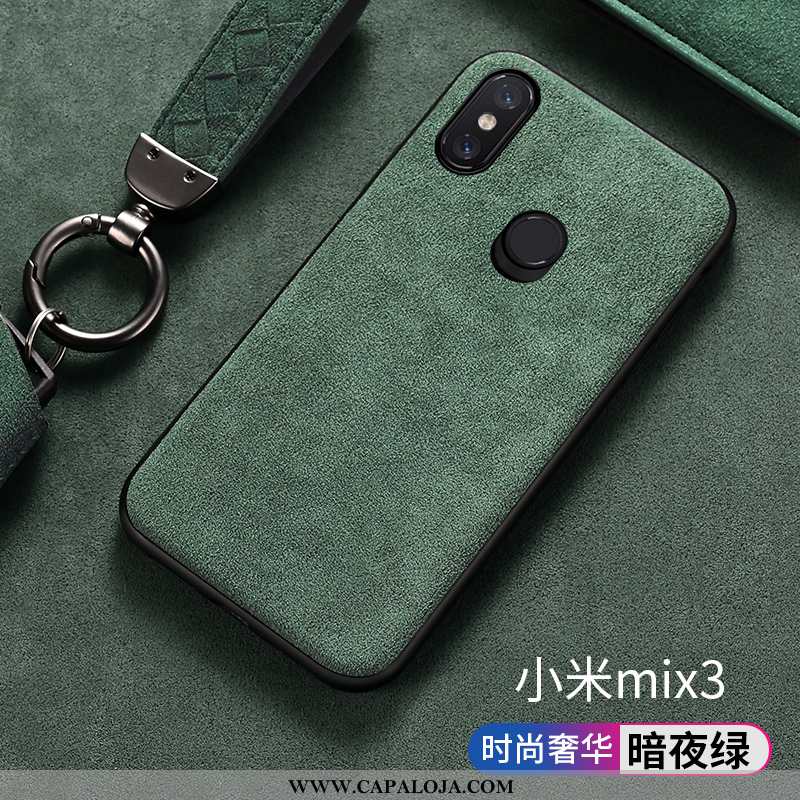 Capa Xiaomi Mi Mix 3 Pele Capas Masculino Cases Vermelho, Xiaomi Mi Mix 3 Protetoras Baratas