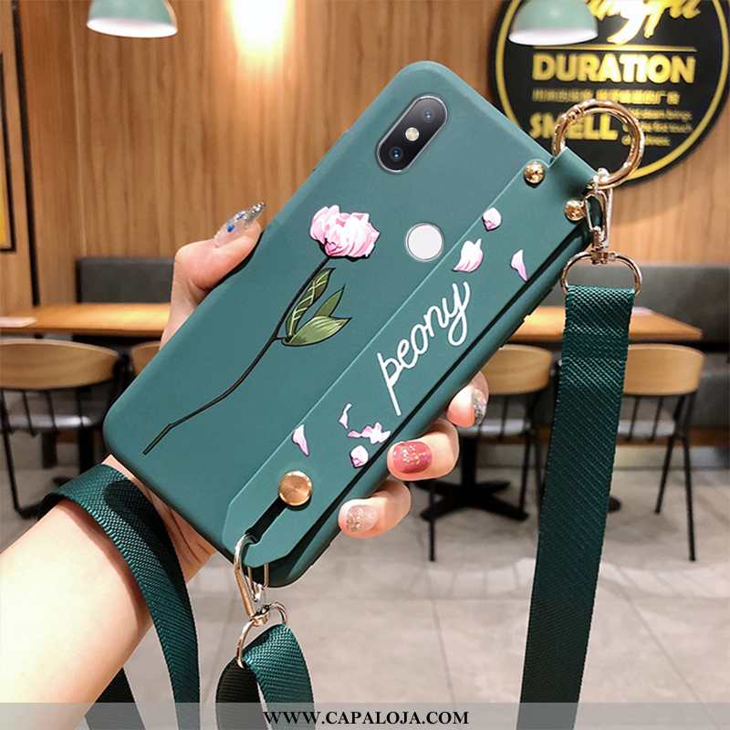 Capa Xiaomi Mi Mix 3 Silicone Strapback Suporte Verde, Capas Xiaomi Mi Mix 3 Fosco Comprar