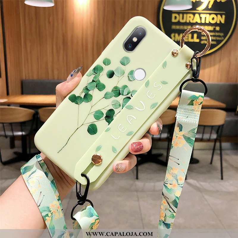 Capa Xiaomi Mi Mix 3 Silicone Strapback Suporte Verde, Capas Xiaomi Mi Mix 3 Fosco Comprar