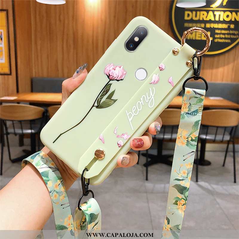 Capa Xiaomi Mi Mix 3 Silicone Strapback Suporte Verde, Capas Xiaomi Mi Mix 3 Fosco Comprar