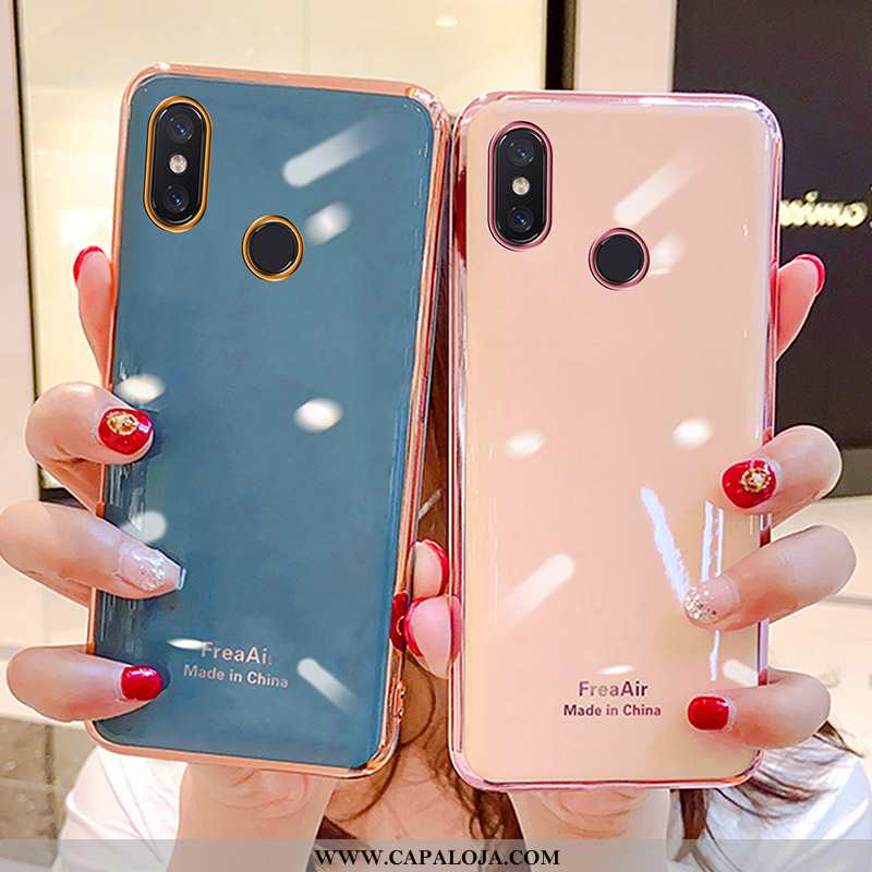 Capa Xiaomi Mi Mix 3 Soft Malha Cases Personalizado Azul, Capas Xiaomi Mi Mix 3 Super Baratos