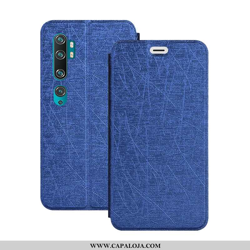 Capa Xiaomi Mi Note 10 Couro Cases Pequena Cover Rosa, Capas Xiaomi Mi Note 10 Soft Barato