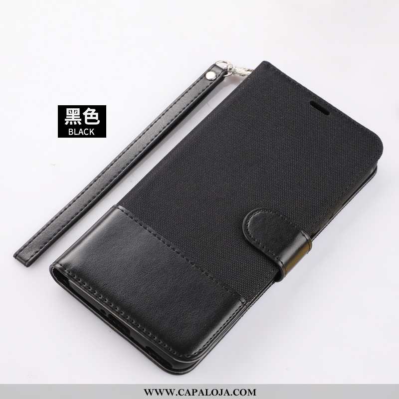 Capa Xiaomi Mi Note 10 Couro Pequena Segurança Marrom Castanho, Capas Xiaomi Mi Note 10 Cases Barato