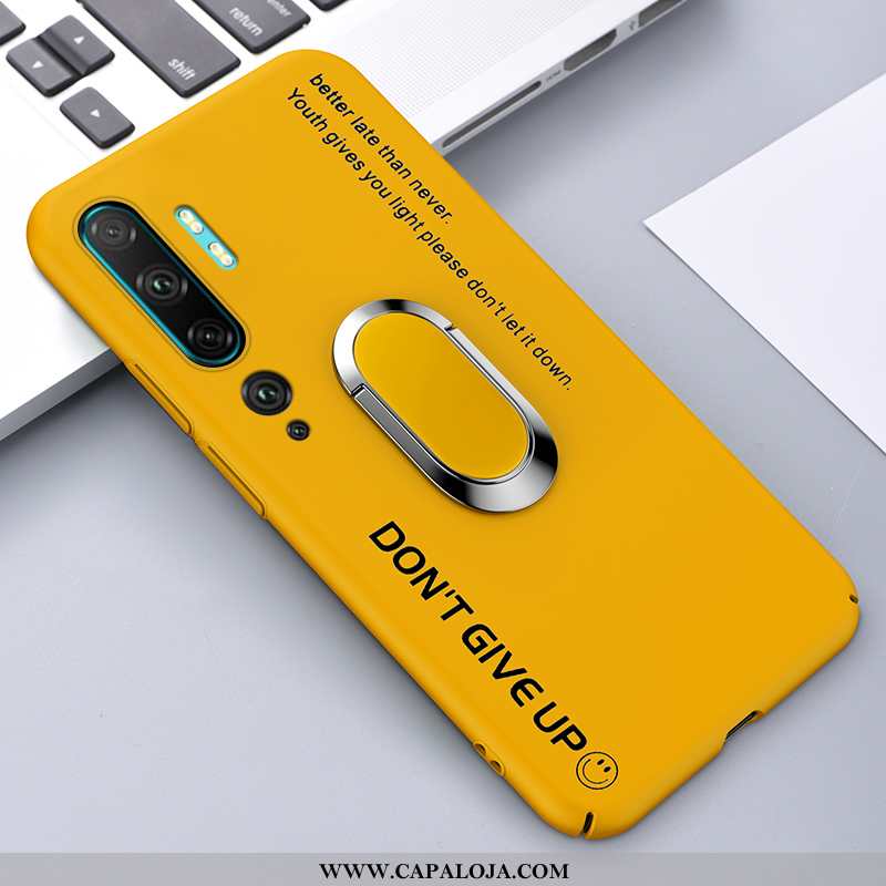 Capa Xiaomi Mi Note 10 Fosco Minimalista Completa Telinha Amarelo, Capas Xiaomi Mi Note 10 Personali