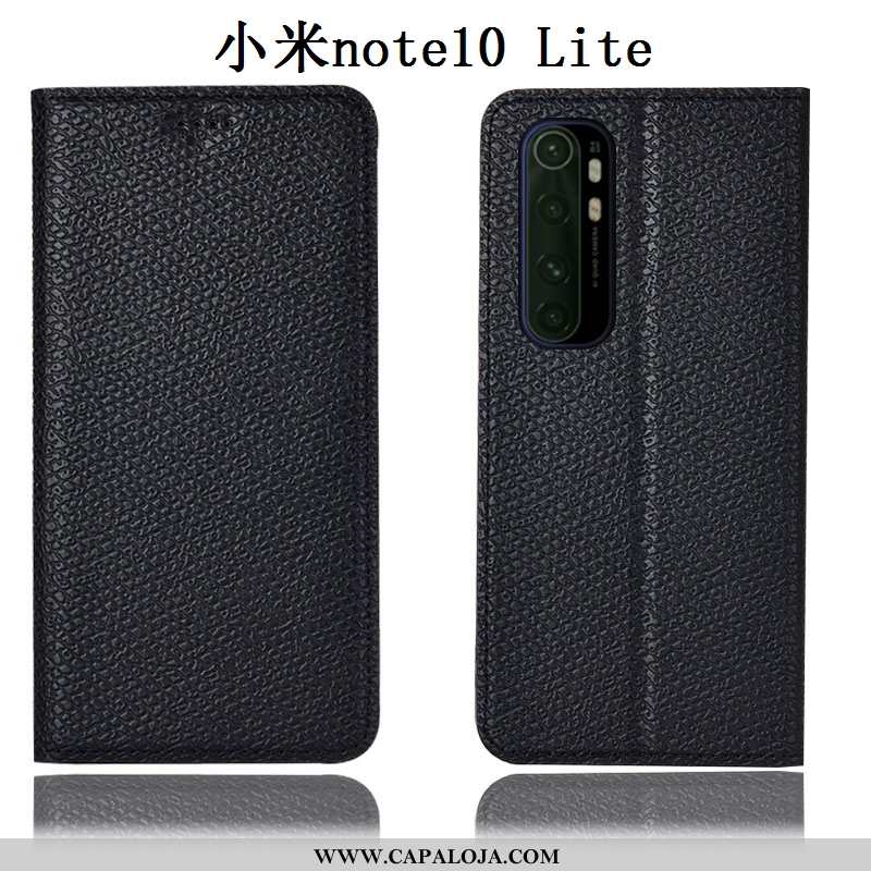 Capa Xiaomi Mi Note 10 Lite Protetoras Cover Completa Telemóvel Preto, Capas Xiaomi Mi Note 10 Lite 