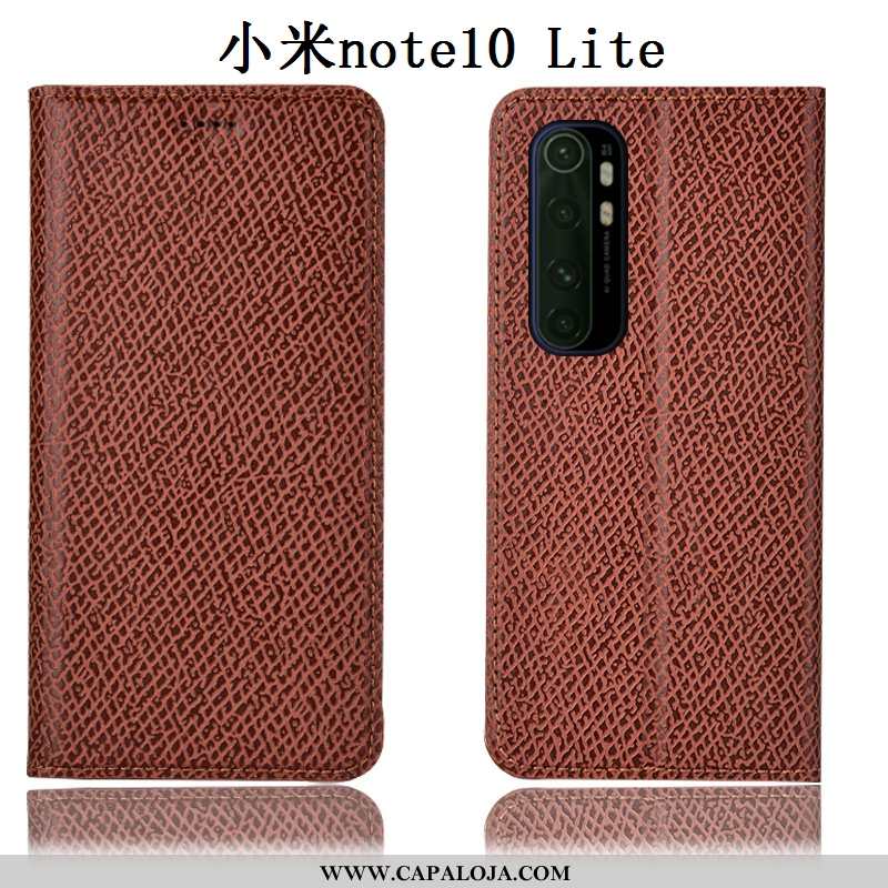 Capa Xiaomi Mi Note 10 Lite Protetoras Cover Completa Telemóvel Preto, Capas Xiaomi Mi Note 10 Lite 