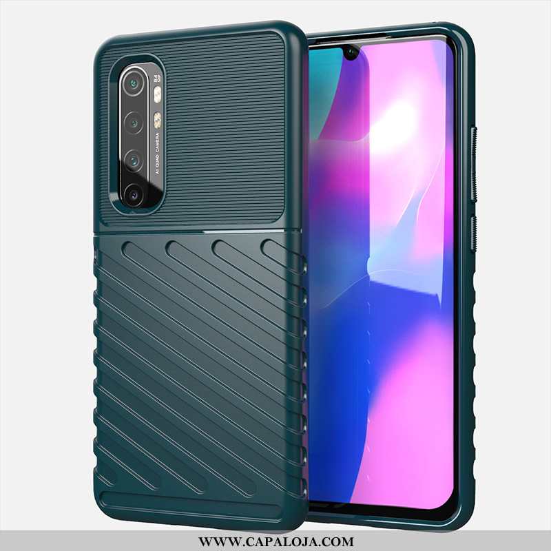 Capa Xiaomi Mi Note 10 Lite Silicone Capas Traseira Pequena Azul Turquesa, Xiaomi Mi Note 10 Lite Te