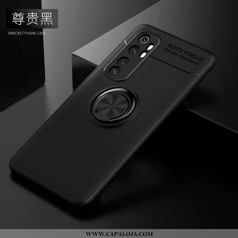 Capa Xiaomi Mi Note 10 Lite Silicone Preto Cases Feminino, Capas Xiaomi Mi Note 10 Lite Moda Promoçã