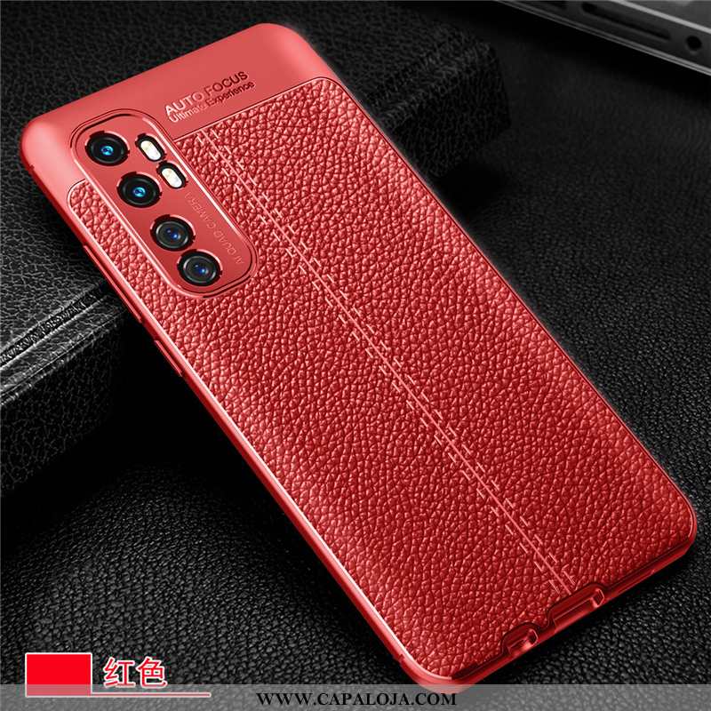 Capa Xiaomi Mi Note 10 Lite Silicone Telemóvel Vermelha Cases Vermelho, Capas Xiaomi Mi Note 10 Lite