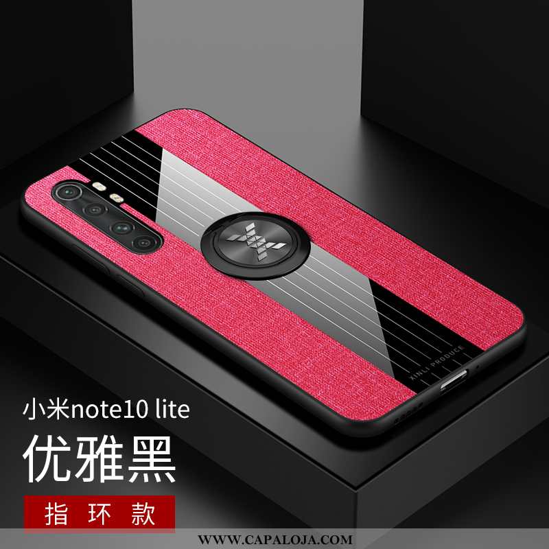 Capa Xiaomi Mi Note 10 Lite Soft Telemóvel Primavera Feminino Vermelho, Capas Xiaomi Mi Note 10 Lite