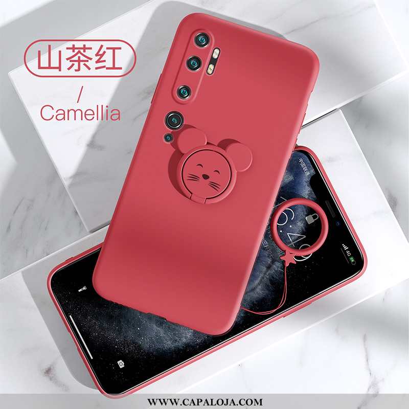 Capa Xiaomi Mi Note 10 Protetoras Telinha Cases Masculino Cinza, Capas Xiaomi Mi Note 10 Silicone Ba