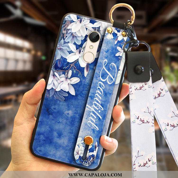 Capa Xiaomi Redmi 5 Criativas Telemóvel Vermelha Personalizado Azul, Capas Xiaomi Redmi 5 Tendencia 