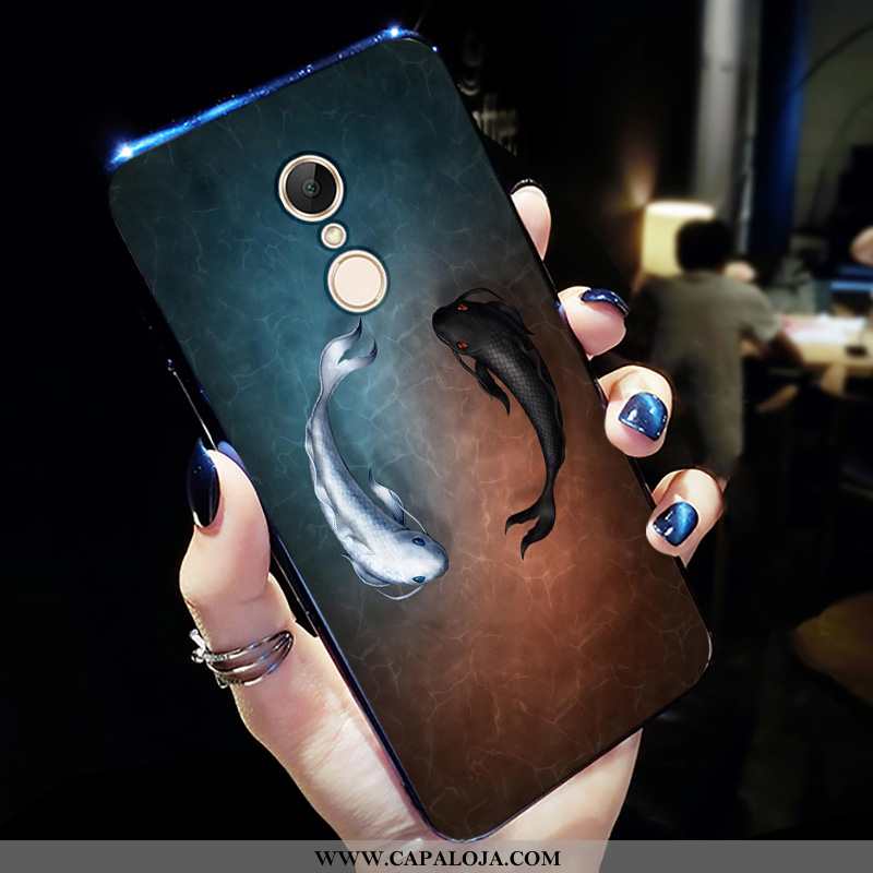 Capa Xiaomi Redmi 5 Desenho Animado Casaco Capas Antiqueda Azul, Xiaomi Redmi 5 Bonitos Baratas