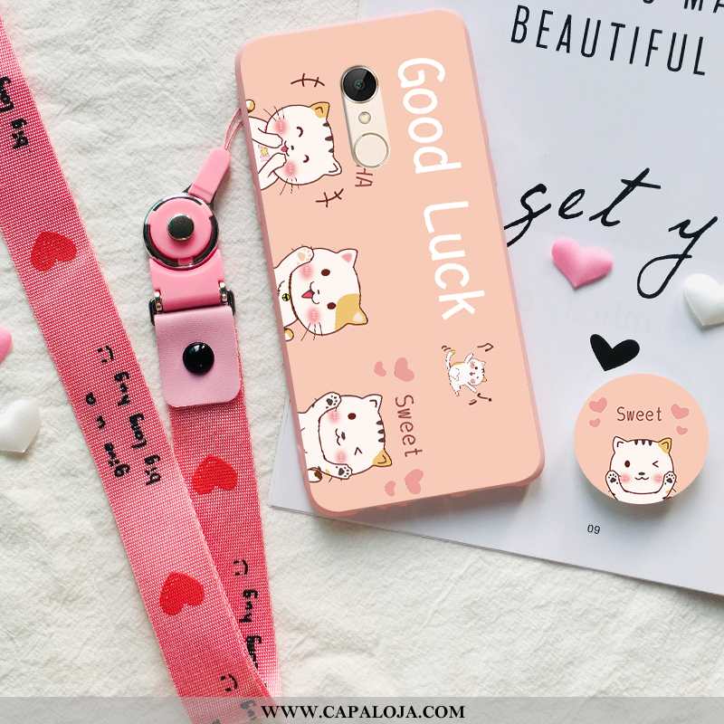 Capa Xiaomi Redmi 5 Protetoras Rosa Feminino Completa, Capas Xiaomi Redmi 5 Silicone Baratas