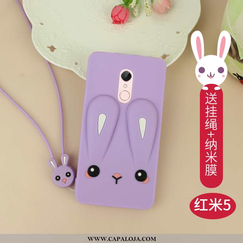 Capa Xiaomi Redmi 5 Tendencia Completa Telinha Feminino Verde, Capas Xiaomi Redmi 5 Soft Barato