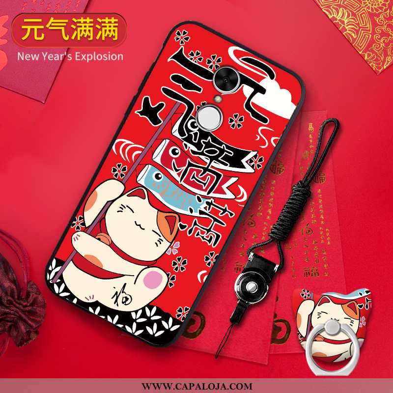 Capa Xiaomi Redmi 5 Tendencia Malha Telemóvel Capas Vermelho, Xiaomi Redmi 5 Protetoras Baratas