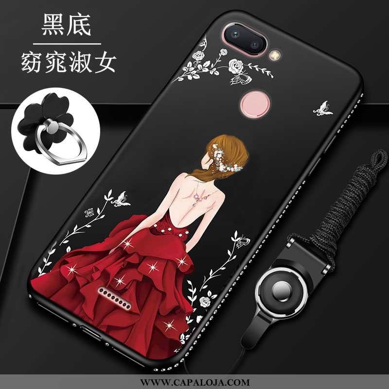 Capa Xiaomi Redmi 6 Criativas Completa Telinha Capas Vermelho, Xiaomi Redmi 6 Slim Online