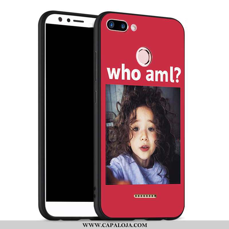 Capa Xiaomi Redmi 6 Criativas Pu Protetoras Personalizada Vermelho, Capas Xiaomi Redmi 6 Desenho Ani