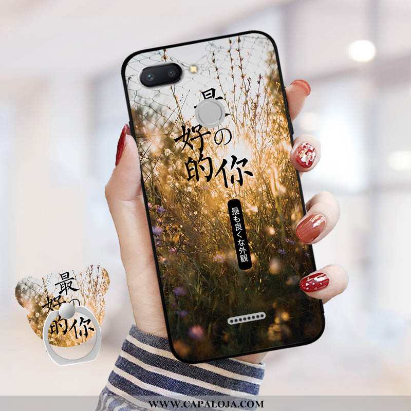 Capa Xiaomi Redmi 6 Protetoras Vermelha Cases Antiqueda Roxo, Capas Xiaomi Redmi 6 Masculino Venda