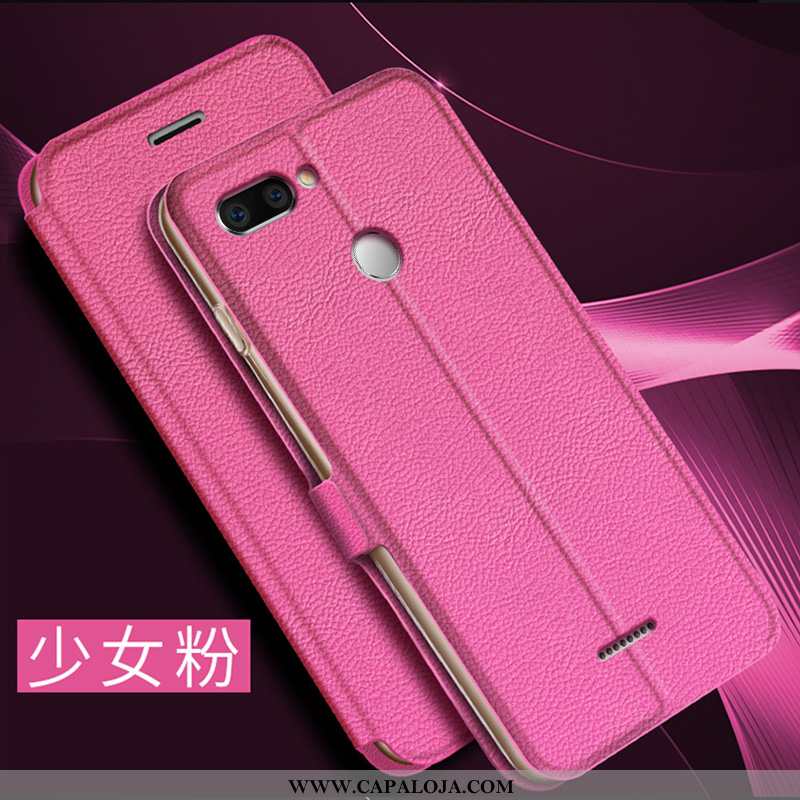 Capa Xiaomi Redmi 6 Silicone Soft Feminino Cover Dourado, Capas Xiaomi Redmi 6 Couro Barato