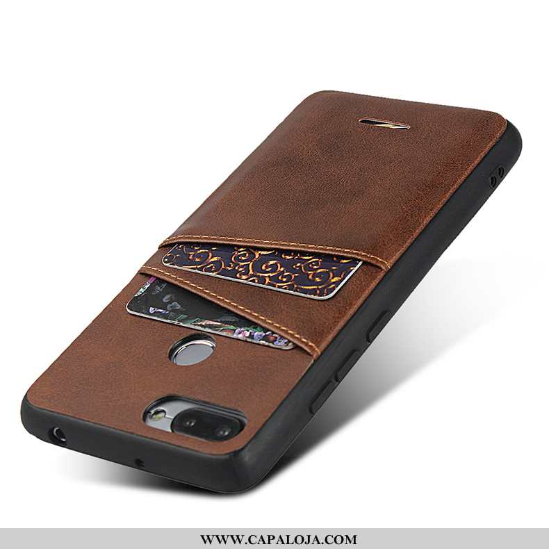 Capa Xiaomi Redmi 6 Slim Preto Minimalista Cases, Capas Xiaomi Redmi 6 Couro Venda