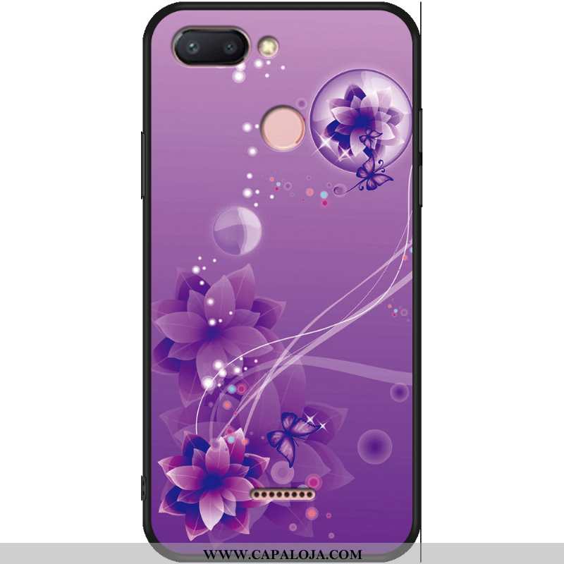 Capa Xiaomi Redmi 6 Slim Roxa Telemóvel Cases Roxo, Capas Xiaomi Redmi 6 Soft Venda