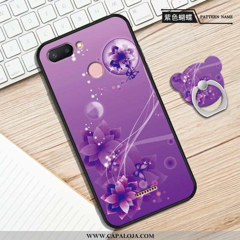 Capa Xiaomi Redmi 6 Slim Roxa Telemóvel Cases Roxo, Capas Xiaomi Redmi 6 Soft Venda