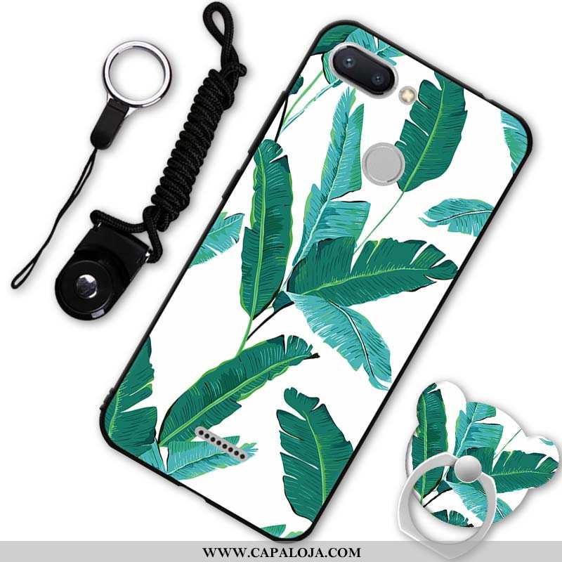 Capa Xiaomi Redmi 6 Soft Telemóvel Silicone Fosco Preto, Capas Xiaomi Redmi 6 Protetoras Baratas