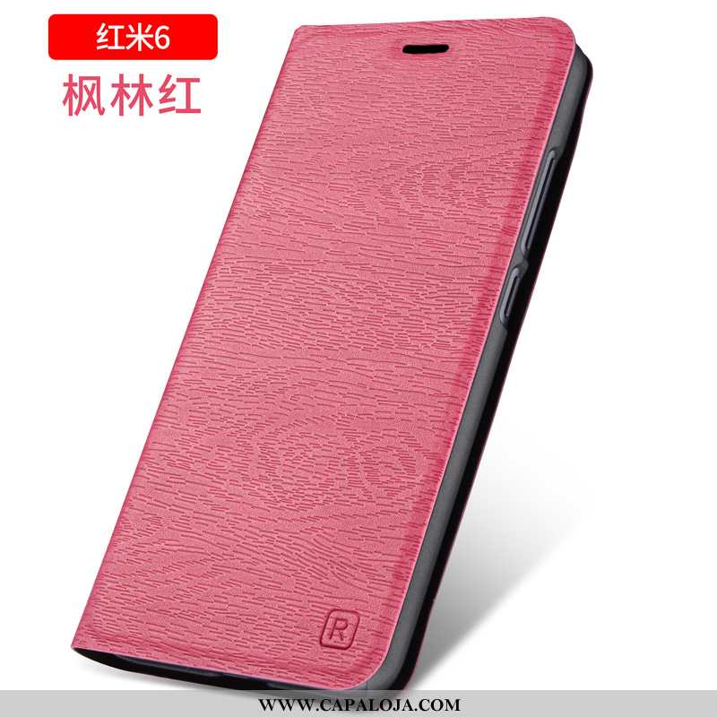 Capa Xiaomi Redmi 6 Soft Vermelha Tendencia Cases Vermelho, Capas Xiaomi Redmi 6 Protetoras Promoção