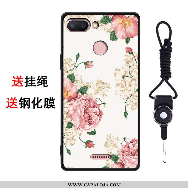 Capa Xiaomi Redmi 6 Tendencia Cases Aço Antiqueda Rosa, Capas Xiaomi Redmi 6 Soft Comprar