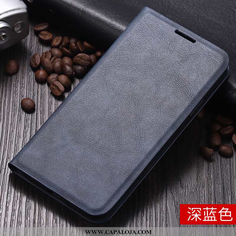 Capa Xiaomi Redmi 6a Couro Masculino Capas Antiqueda Preto, Xiaomi Redmi 6a Protetoras Venda