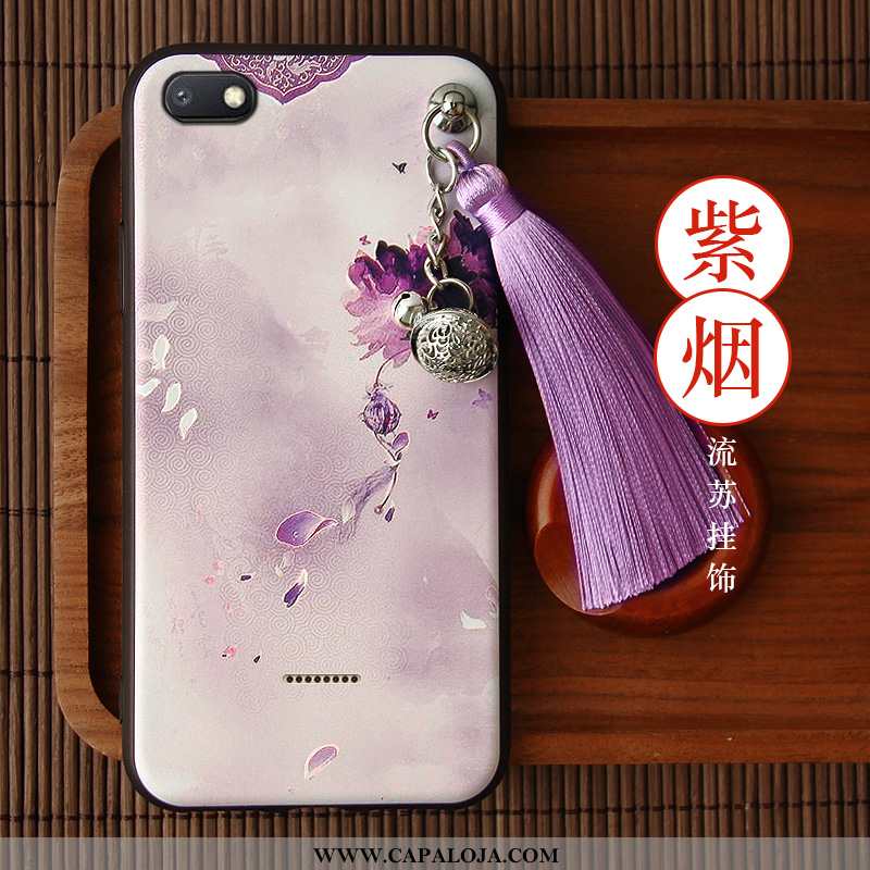 Capa Xiaomi Redmi 6a Protetoras Soft Telemóvel Vermelha Roxo, Capas Xiaomi Redmi 6a Silicone Baratas