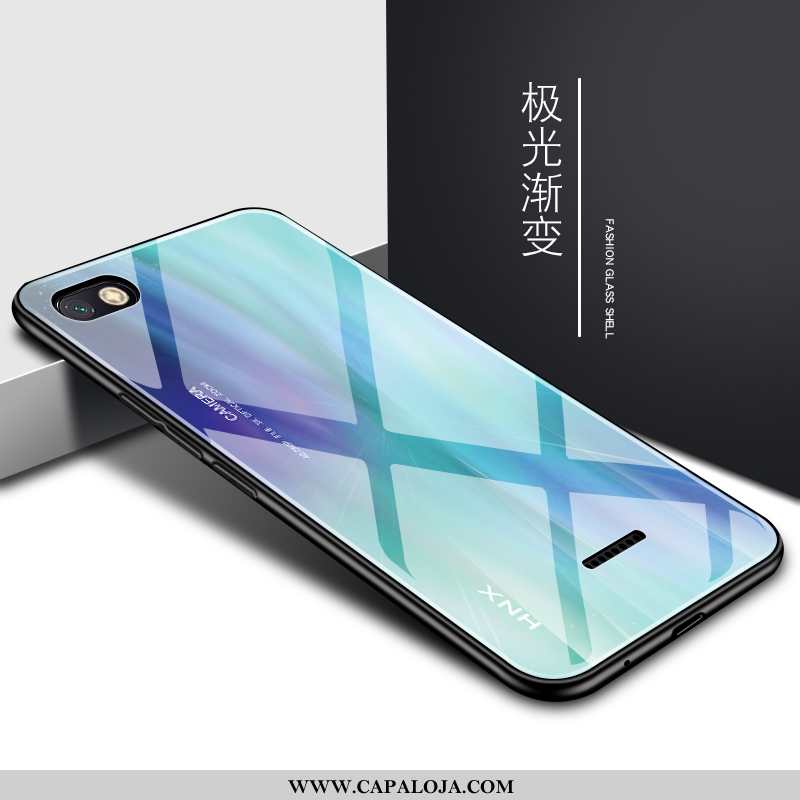 Capa Xiaomi Redmi 6a Protetoras Tendencia Pequena Cases Azul, Capas Xiaomi Redmi 6a Vidro Baratas