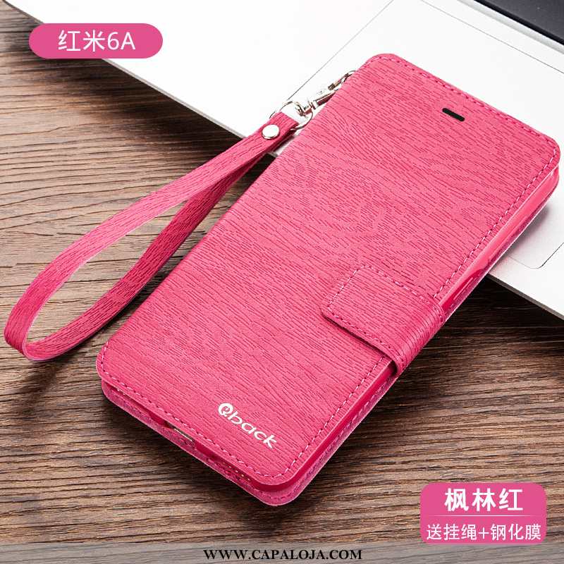 Capa Xiaomi Redmi 6a Silicone Cases Capas Vermelha Castanho, Xiaomi Redmi 6a Couro Venda