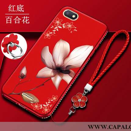 Capa Xiaomi Redmi 6a Soft Cases Pequena Capas Vermelho, Xiaomi Redmi 6a Protetoras Barato