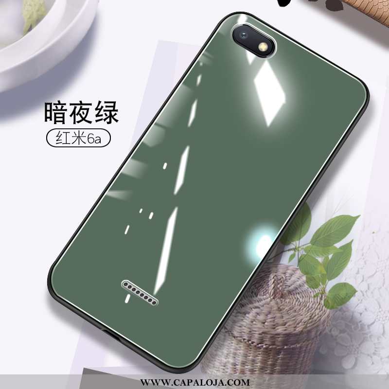 Capa Xiaomi Redmi 6a Soft Feminino Aço Antiqueda Verde, Capas Xiaomi Redmi 6a Protetoras Promoção