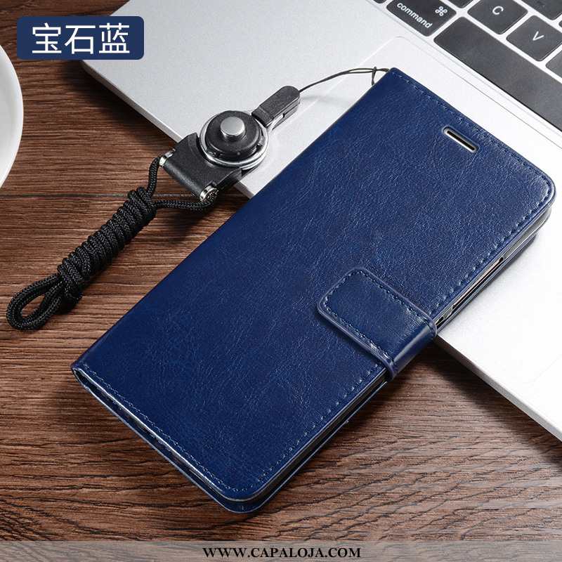 Capa Xiaomi Redmi 7 Soft Telinha Telemóvel Capas Azul Escuro, Xiaomi Redmi 7 Protetoras Comprar