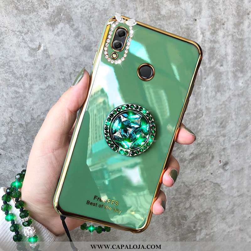 Capa Xiaomi Redmi 7 Tendencia Antiqueda Feminino Pequena Verde, Capas Xiaomi Redmi 7 Protetoras Comp