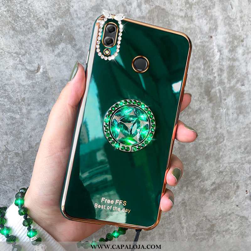 Capa Xiaomi Redmi 7 Tendencia Antiqueda Feminino Pequena Verde, Capas Xiaomi Redmi 7 Protetoras Comp