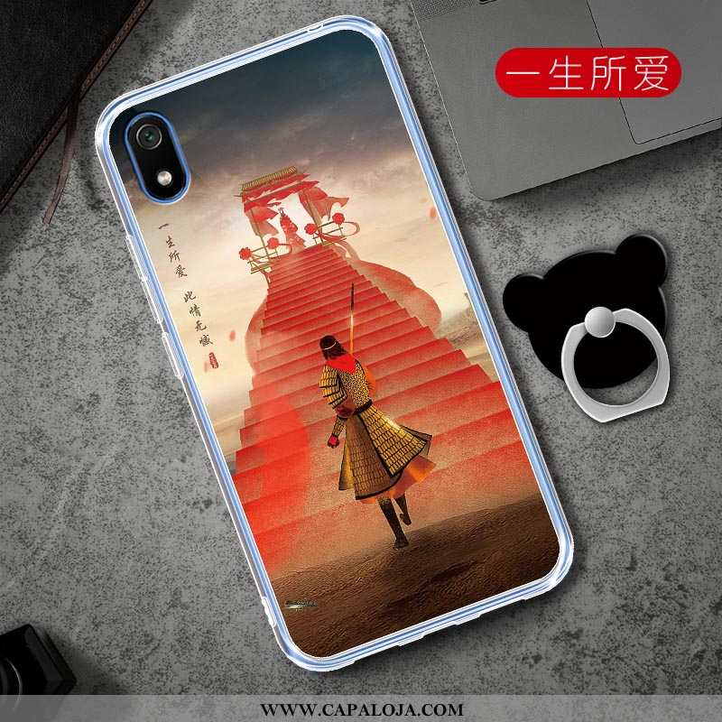 Capa Xiaomi Redmi 7a Desenho Animado Vermelha Masculino Protetoras Rosa, Capas Xiaomi Redmi 7a Soft 