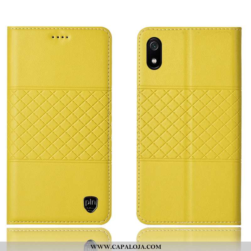 Capa Xiaomi Redmi 7a Protetoras Amarelo Cases Antiqueda, Capas Xiaomi Redmi 7a Couro Legitimo Barata