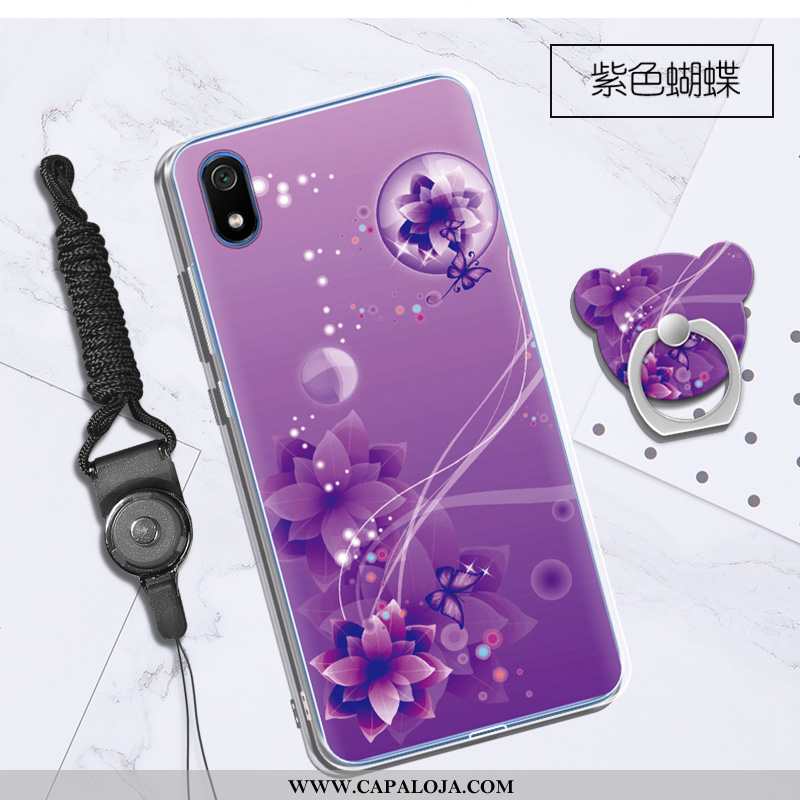 Capa Xiaomi Redmi 7a Protetoras Roxa Antiqueda Desenho Animado Roxo, Capas Xiaomi Redmi 7a Silicone 